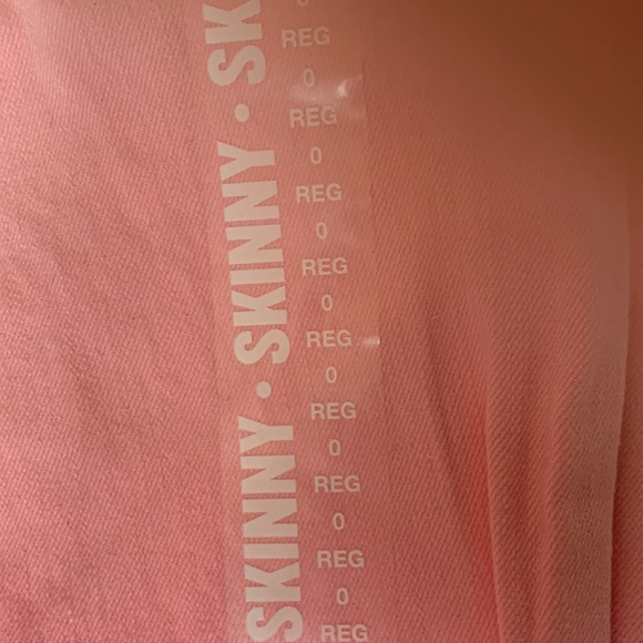 Girls Pink Skinny Jeans - Picture 4 of 4